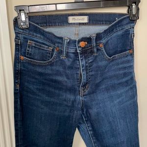 Madewell 9” high rise skinny